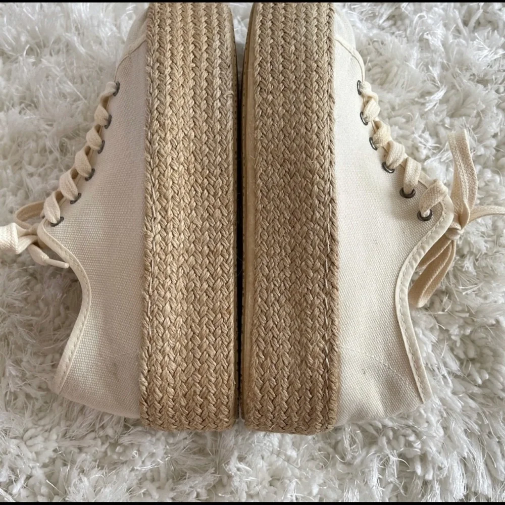 Pull & Bear women fashion platform sneakers size 6.5